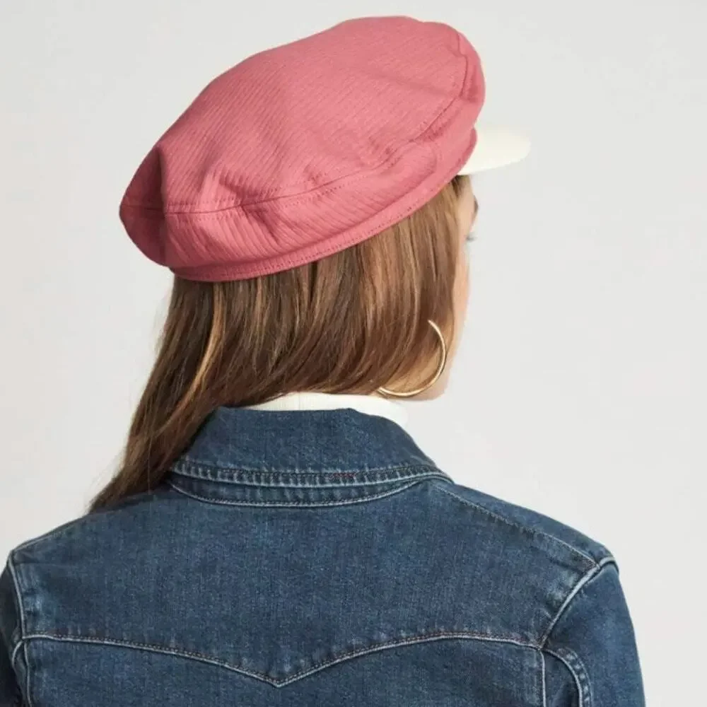 Brixton Margot Baker Boy Cap in Blush